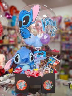 Stich Dulcero con Globo Burbuja