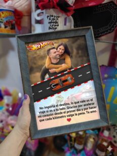 Cuadro personalizado Hotwheels plus